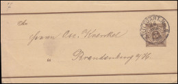 Württemberg Streifband S 7 Wertziffer 3 Pf. In Braun STUTTGART 26.3.1902 - Enteros Postales