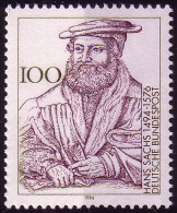 1763 Hans Sachs ** - Unused Stamps