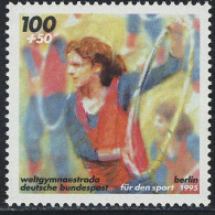 1778 Sporthilfe 100+50 Pf Reifenübung ** - Unused Stamps