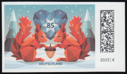 3802 Eichhörnchen Im Schnee - Selbstklebend, Postfrisch **/MNH - Neufs