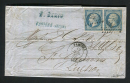 Belle Lettre De Pamiers Pour Saint Gaudens ( Haute Garonne 1862 ) - 1849-1876: Classic Period
