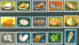 PAPUA NEW GUINEA 1968-69 SEASHELL DEFINITIVES** - Schelpen