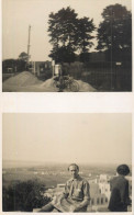 Real Photo Postcard Place To Identify Elegant Man Landscape - A Identifier