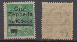 Brazil Brasil 1930 Zeppelin Mi# I * 10$000 Overprint - Poste Aérienne (Compagnies Privées)