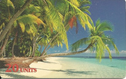 USA: Prepaid GlobalOne - Tropical Beach 9/97 - Autres & Non Classés