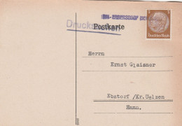 Schlesien Deutsches Reich Karte Mit Landpoststempel Erbersdorf Schlesien Domaszków (Międzylesie - Covers & Documents