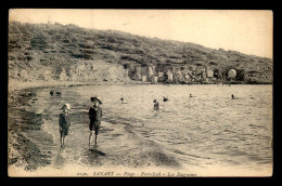 83 - SANARY-SUR-MER - LA PLAGE DE PORT-ISSOL - LES BAIGNEURS - Sanary-sur-Mer