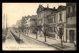 83 - TOULON - LE BOULEVARD TESSE ET L'ECOLE SUPERIEURE DE JEUNES FILLES - Toulon