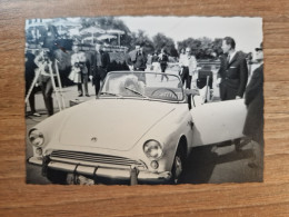 19555.  Fotografia D'epoca Car Sunbeam Alpine  Copenhagen 1963 - 10x7 - Automobiles