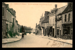 03 - CERILLY - ROUTE NATIONALE ET LES PROMENADES - Autres & Non Classés