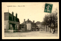 18 - AUBIGNY-SUR-NERE - PLACE DU MAIL - CAFE AU CHAMP DE FOIRE - Aubigny Sur Nere