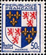 France Poste N** Yv: 951/954 Armoiries De Provinces 6.Serie 954 Coin De Feuille - Neufs