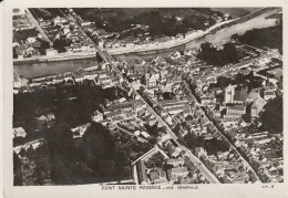 PONT-SAINTE-MAXENCE (60) Carte Photo Aéro-Photo - Vue Générale (1) - Pont Sainte Maxence