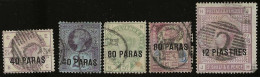 Levant     .   5 Stamps   .  O      .     Cancelled - Sonstige & Ohne Zuordnung