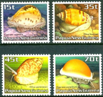 PAPUA NEW GUINEA 1986 SEASHELLS** - Conchas