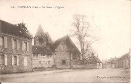 CUVILLY (60) La Place - L'Eglise En 1915 - Sonstige & Ohne Zuordnung