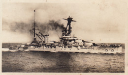 Photo Bateau Marine De Guerre Le Cuirassé Amiral Lorraine - Boten