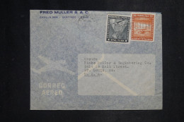 CHILI - Lettre Commerciale Par Avion > Les USA - 1953 - A 3024 - Chile