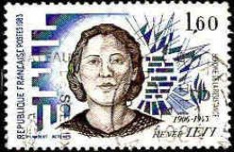 France Poste Obl Yv:2293 Mi:2418 Renée Lévy Resistante (TB Cachet Rond) - Used Stamps