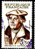 France Poste Obl Yv:2256 Mi:2382 Martin Luther Reformateur (cachet Rond) - Gebraucht