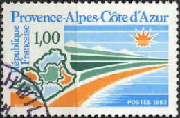 France Poste Obl Yv:2252 Mi:2374 Provence-Alpes-Cote D’Azur (beau Cachet Rond) - Gebruikt