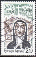 France Poste Obl Yv:2249 Mi:2369 Ste Thérèse D’Avila (Lign.Ondulées) - Used Stamps