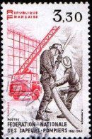 France Poste Obl Yv:2233 Mi:2352 Féd.Nationale Des Sapeurs-pompiers (Beau Cachet Rond) - Gebruikt