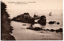 Loire Atlantique , Saint Marc , Bord De Plage , Les Rochers Et La Jetée - Saint Nazaire