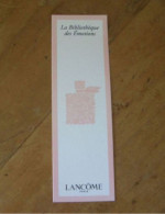 Carte Lancome La Vie Est Belle - Modernes (à Partir De 1961)