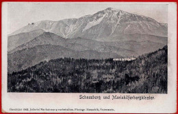 Schneeberg Und Mariahilferbergkloster. 1903 - Schneeberggebiet