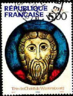 France Poste Obl Yv:2637 Mi:2782 Tête De Christ De Wissembourg Vitrail (TB Cachet Rond) - Used Stamps