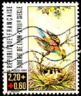 France Poste Obl Yv:2612a Mi:2748C Soierie De Lyon XVIIIe Siecle (Lign.Ondulées) - Used Stamps