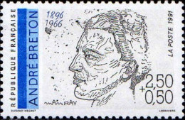 France Poste N** Yv:2682 Mi:2820C André Breton Poète - Unused Stamps