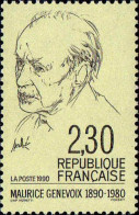 France Poste N** Yv:2671 Mi:2807 Maurice Genevoix - Unused Stamps