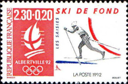 France Poste N** Yv:2678 Mi:2816 Albertville 92 Ski De Fond Les Saisies - Unused Stamps