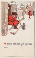 Shakespeare Ancient Watchman Quotation Old Comic Christmas Postcard - Humour