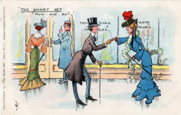 Upper Class Department Store Tailors Fashion Old Comic Postcard - Humour