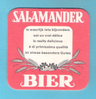 Bierviltje - Sous-bock - Bierdeckel  : SALAMANDER  BIER  (B 295) - Beer Mats