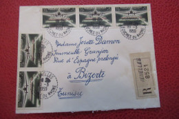 FRANCE Lettre Recommandée   Du  21 05 1959 De Venelles  Pour Bizerte - Storia Postale