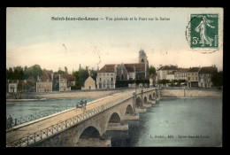 21 - ST-JEAN-DE-LOSNE - VUE GENERALE ET LE PONT SUR LA SAONE - Autres & Non Classés