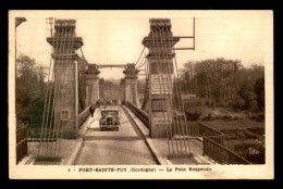 24 - PORT-SAINTE-FOY - LE PONT SUSPENDU - Autres & Non Classés