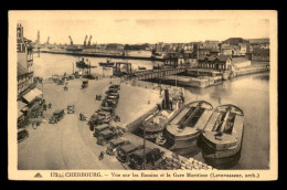 50 - CHERBOURG - LES BASSINS ET LA GARE MARITIME - REMORQUEUR YUCCA - Cherbourg