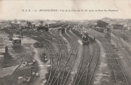 16-Angoulême  Vue De La Gare Du P O Prise Du Pont Des Fainéants - Angouleme