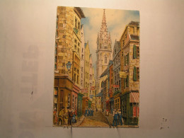 Saint Malo - L'Ancienne Grande Rue - Dessin De Barday - Saint Malo