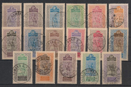HAUT-SENEGAL ET NIGER - 1914-17 - N°YT. 18 à 34 - Série Complète - Oblitéré / Used - Used Stamps