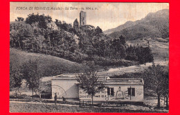 ITALIA - Abruzzo - Cartolina Viaggiata Nel 1980 - Forca Di Penne (L'Aquila) - La Torre (964 M.) - Autres & Non Classés