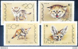 Fauna. WWF. Gatto E Fennec 1989. - Yémen