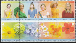 Sint Maarten 2022, Queen Maxima, Flowers - Curaçao, Nederlandse Antillen, Aruba