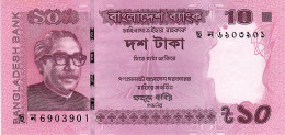 BANGLADESH P54k 10 TAKA 2020 UNC. - Bangladesh