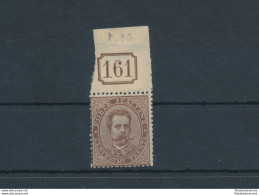 1879 Italia - Regno, N. 41, Umberto I - 30 Cent Bruno Con Numero Di Tavola - MNH** - Autres & Non Classés